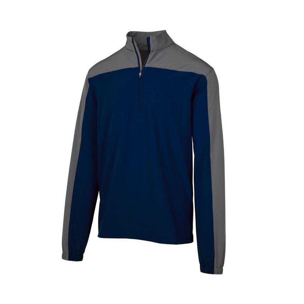 Panske Bundy Mizuno Comp Long Sleeve Batting Námornícka Modrá Vypredaj PNGY61503